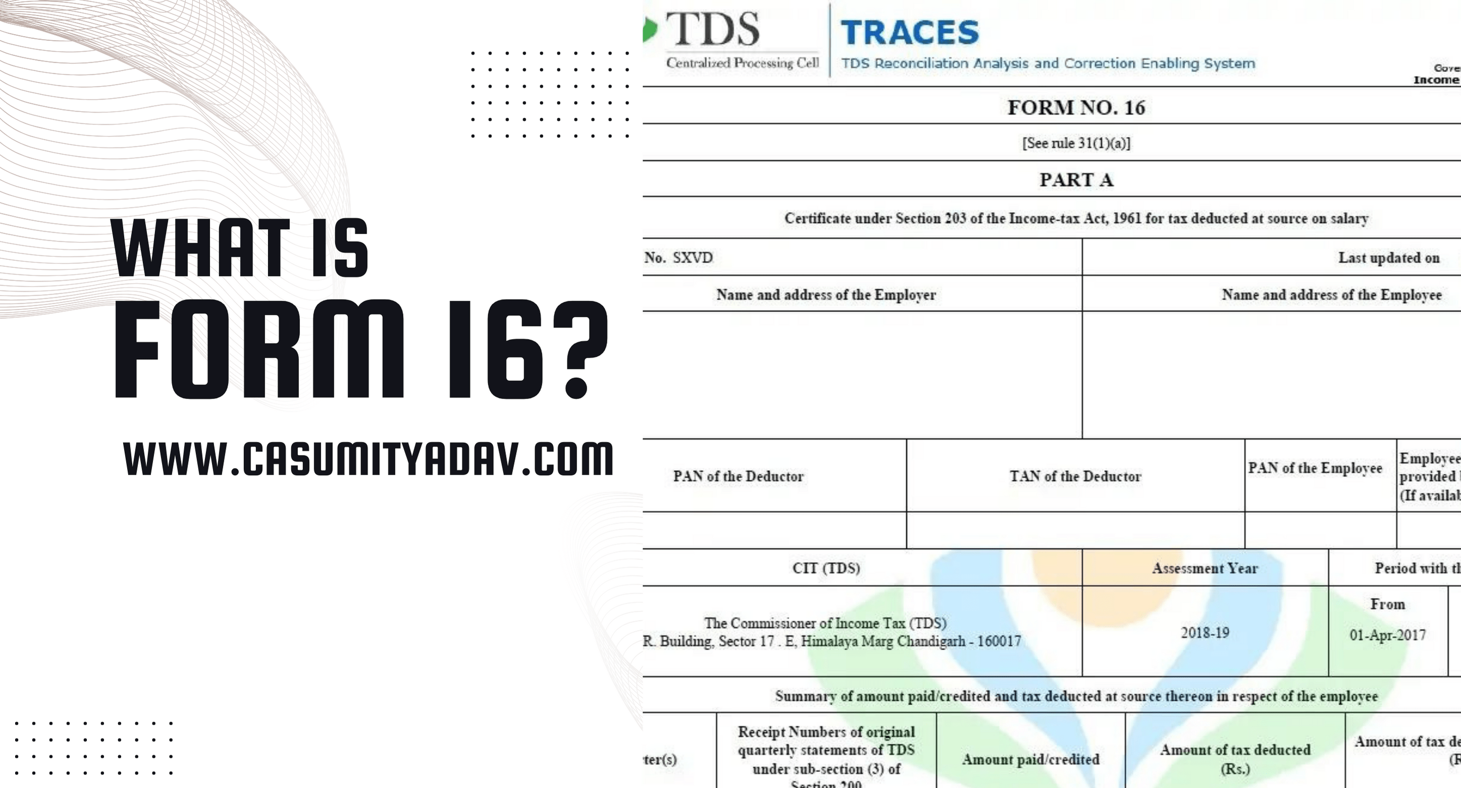 WHAT IS form 16